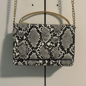 Snakeskin Crossbody Bag